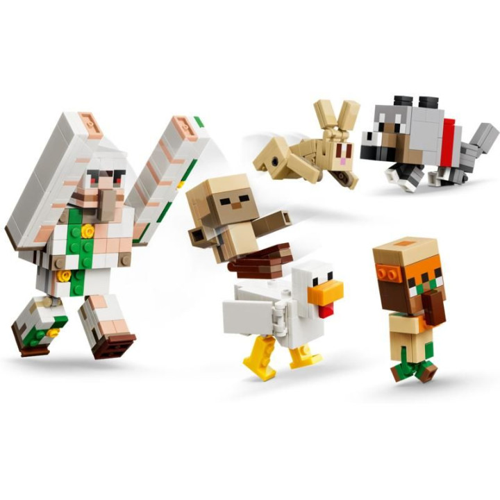 LEGO Minecraft - Kuřecí žokej a útok v poušti