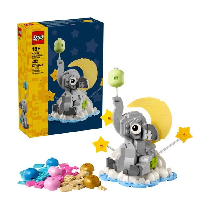 LEGO Iconic - Slůně na obloze