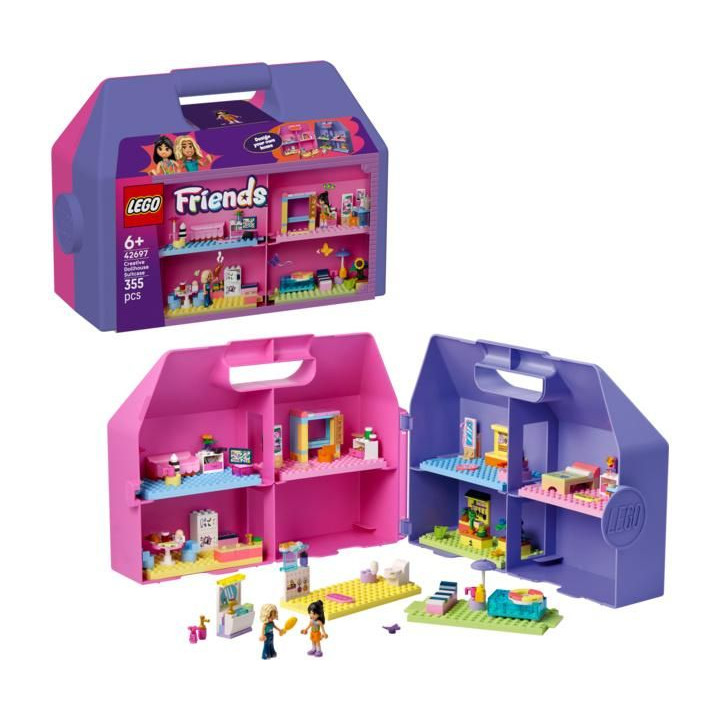 LEGO Friends - Kreativní kufřík a domek pro panenky