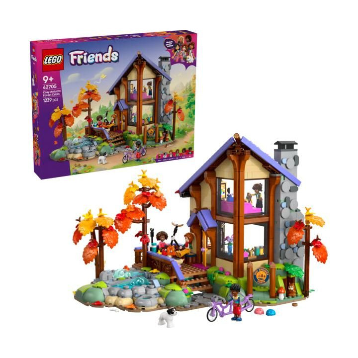 LEGO Friends - Útulná chata v podzimním lese