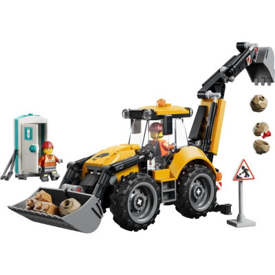 LEGO City - Žlutý nakladač s rypadlem