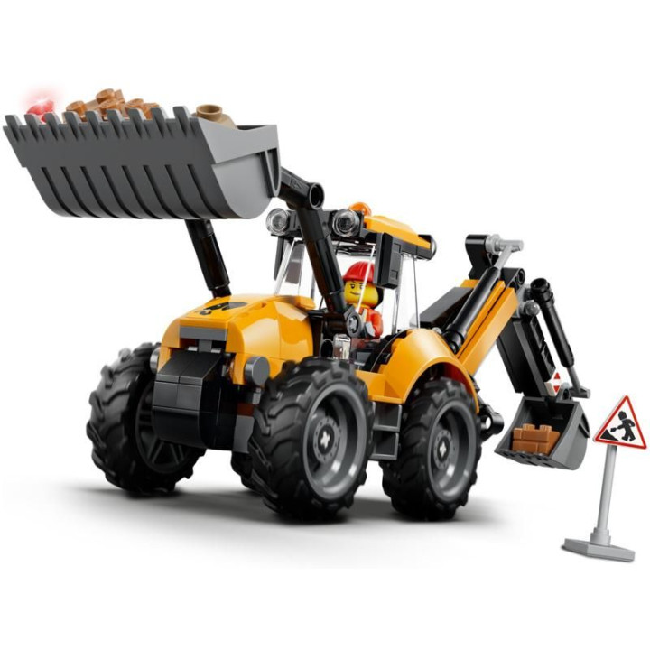 LEGO City - Žlutý nakladač s rypadlem