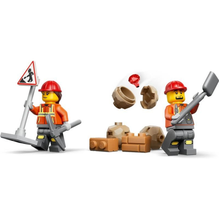 LEGO City - Žlutý nakladač s rypadlem