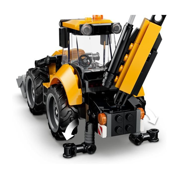 LEGO City - Žlutý nakladač s rypadlem