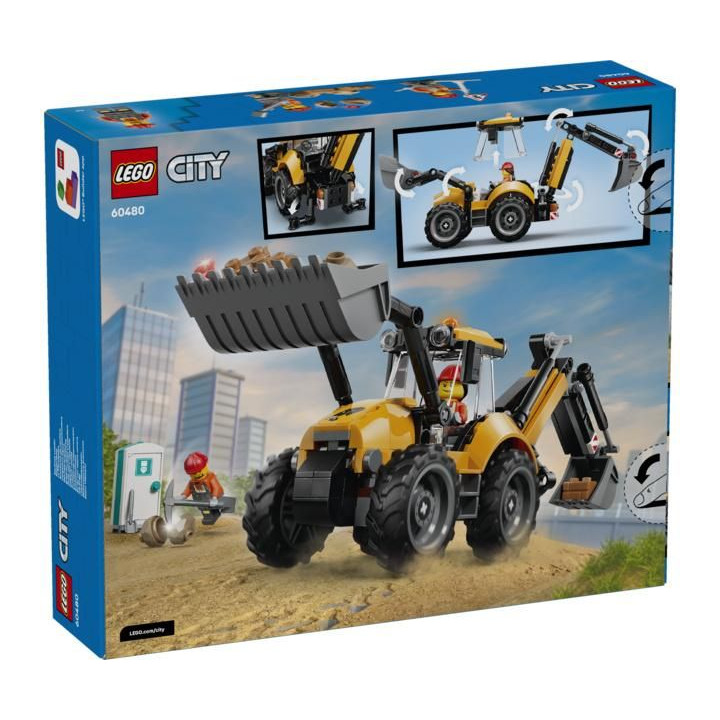 LEGO City - Žlutý nakladač s rypadlem