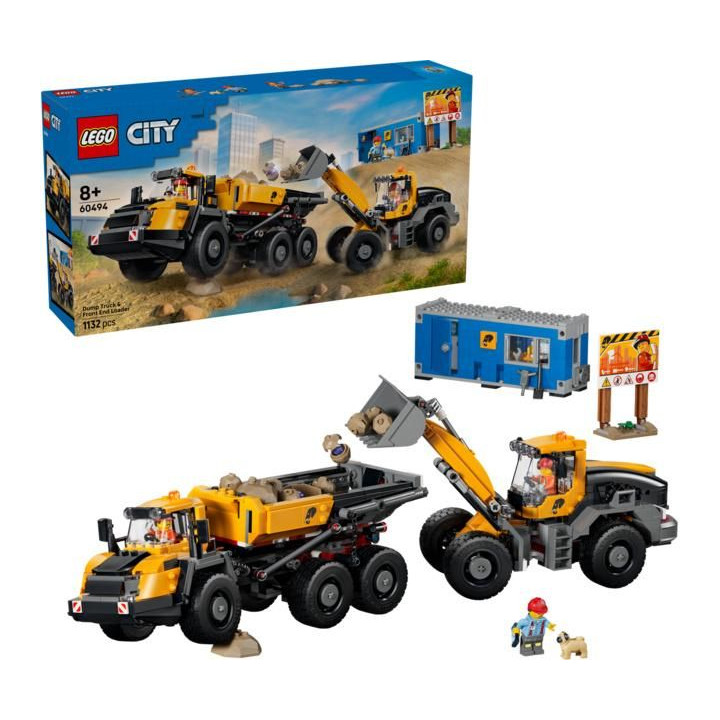 LEGO City - Sklápěč a čelní nakladač