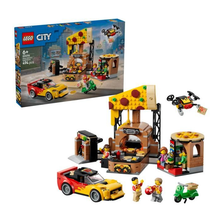 LEGO City - Rozvoz pizzy a vozidla