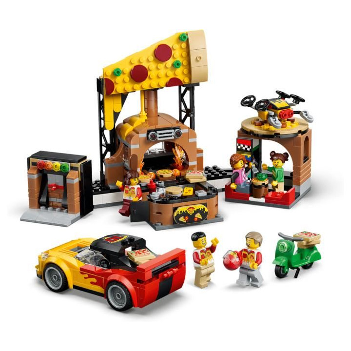 LEGO City - Rozvoz pizzy a vozidla