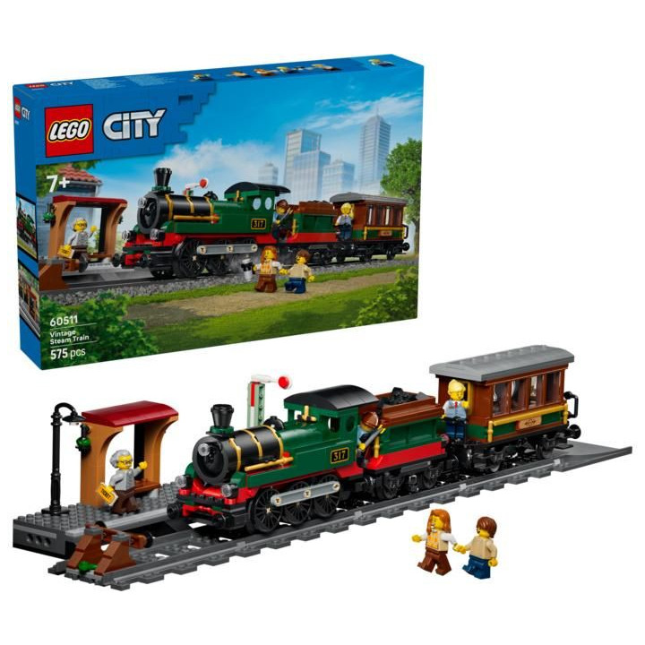 LEGO City - Vintage parní vlak