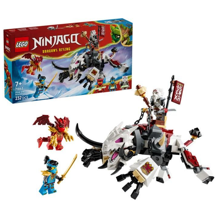 LEGO Ninjago - Zilvar a dračí bestie Grimtak