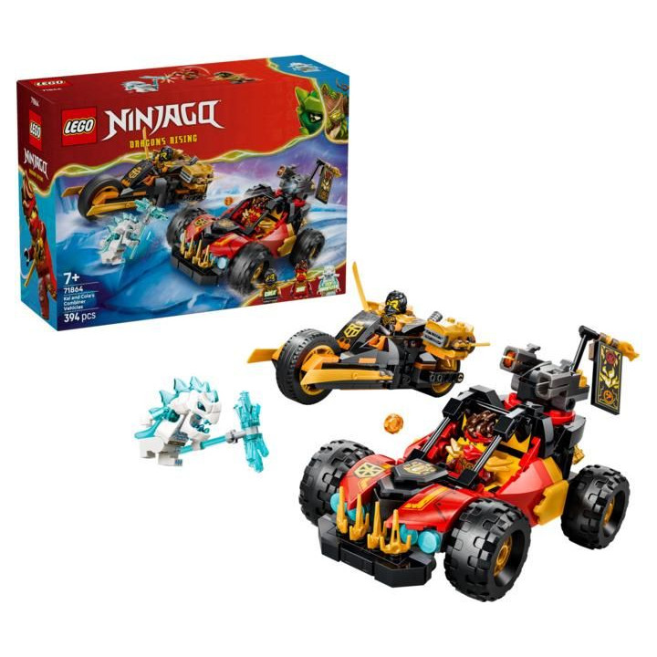 LEGO Ninjago - Kombinovatelná vozidla Kaie a Colea