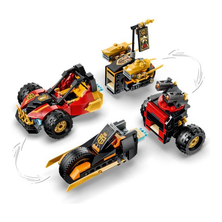 LEGO Ninjago - Kombinovatelná vozidla Kaie a Colea