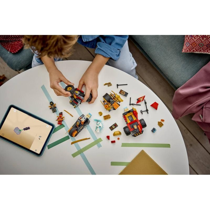 LEGO Ninjago - Kombinovatelná vozidla Kaie a Colea