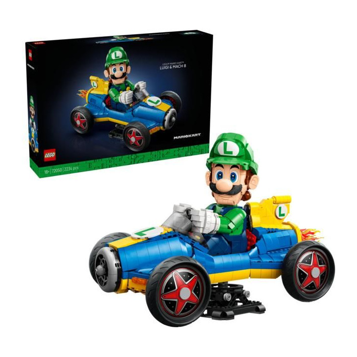 LEGO Super Mario - Mario Kart™ – Luigi a Mach 8