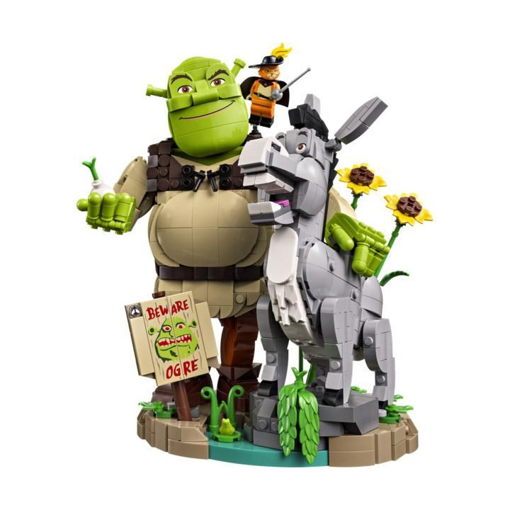 LEGO Shrek - Shrek, Oslík a Kocour v botách