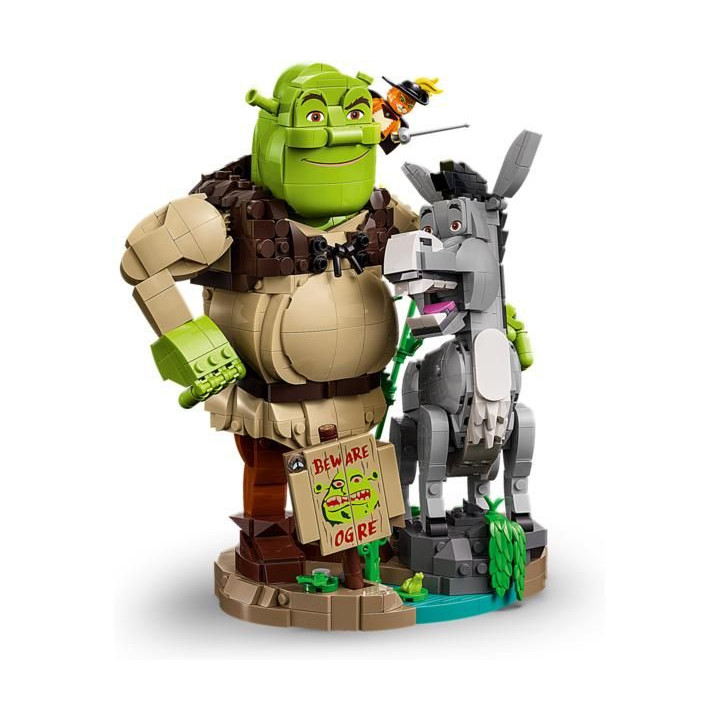 LEGO Shrek - Shrek, Oslík a Kocour v botách