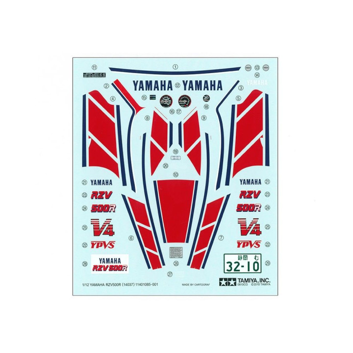 TAMIYA YAMAHA RZV500R 1:12 PLASTIKOVÁ STAVEBNICA | RCsvet