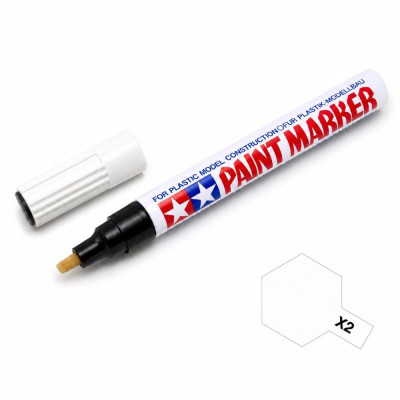 Tamiya 89002 MARKER X-2 White Paint Gloss | RCsvet