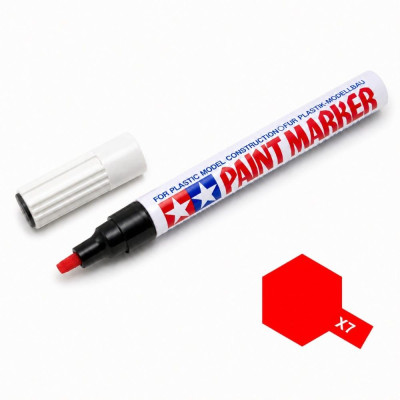 Tamiya 89007 MARKER X-7 Red Paint Gloss | RCsvet