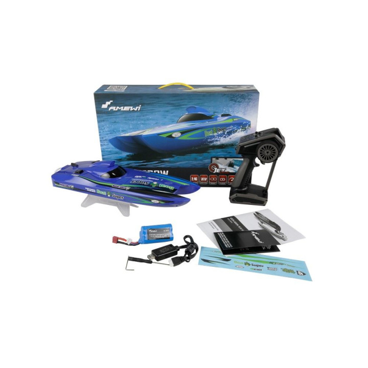 Amewi Blue Arrow Katamaran brushless tryskový pohon 400mm RTR | RCsvet