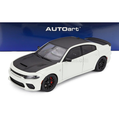 AUTOART DODGE CHARGER HELLCAT REDEYE JAILBREAK COUPE 2023 - KNUCKLE WHITE 1/18
