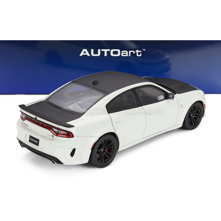 AUTOART DODGE CHARGER HELLCAT REDEYE JAILBREAK COUPE 2023 - KNUCKLE WHITE 1/18