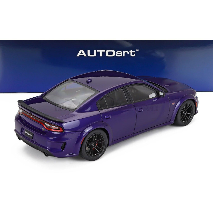 AUTOART DODGE CHARGER SCAT PACK WIDEBODY COUPE 2023 - PURPLE 1/18