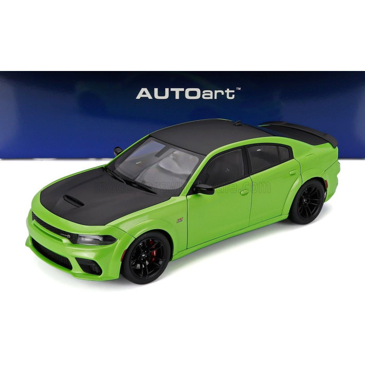 AUTOART DODGE CHARGER SCAT PACK WIDEBODY COUPE 2023 - SUB LIME 1/18