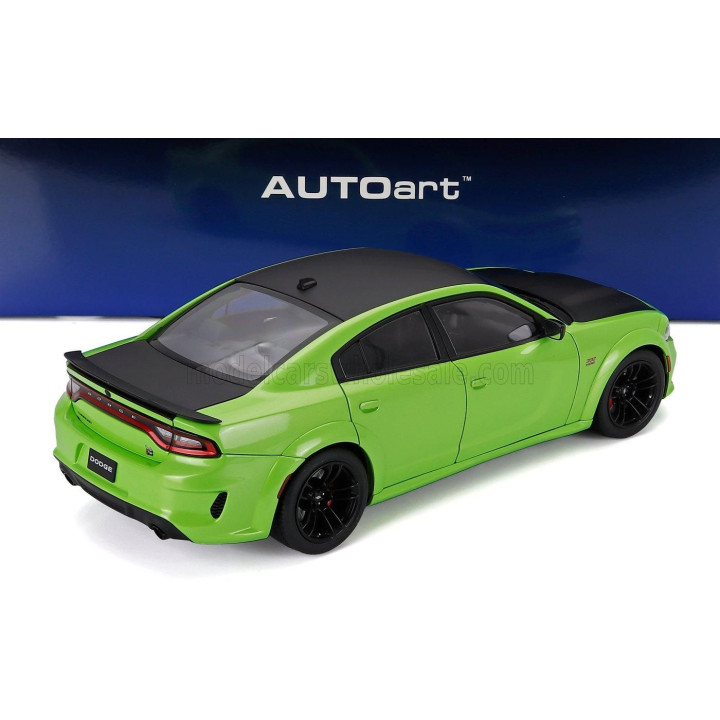 AUTOART DODGE CHARGER SCAT PACK WIDEBODY COUPE 2023 - SUB LIME 1/18