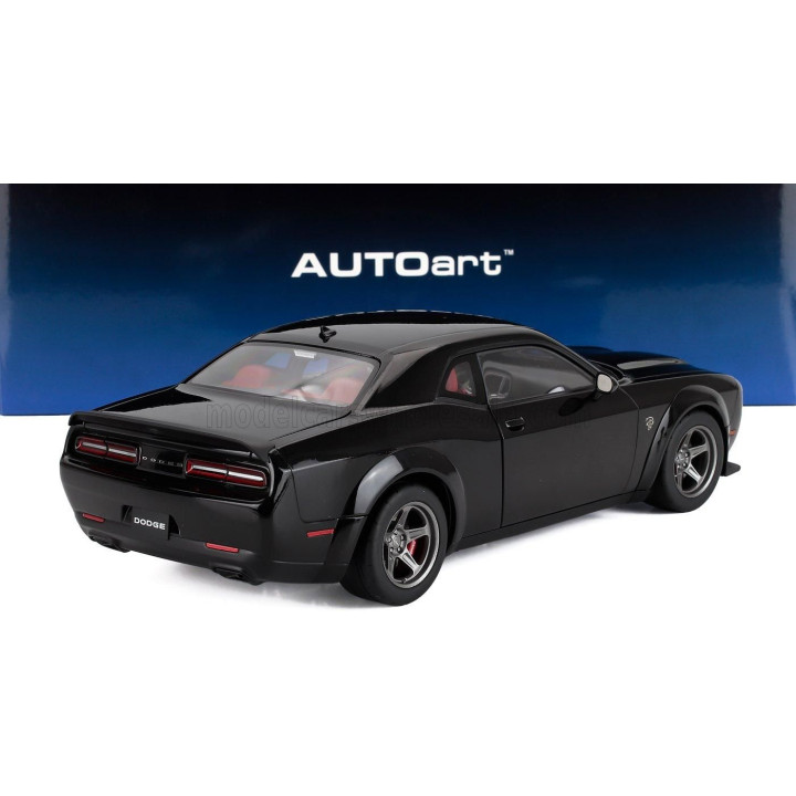 AUTOART DODGE CHALLENGER SRT SUPER STOCK COUPE 2023 - BLACK 1/18