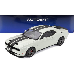 AUTOART DODGE CHALLENGER SRT SUPER STOCK COUPE 2023 - WHITE 1/18