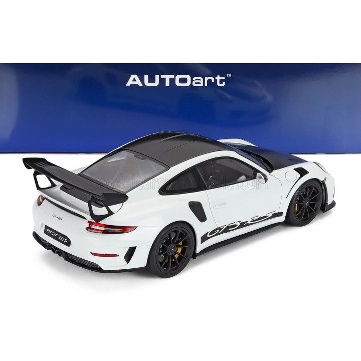 AUTOART PORSCHE 911 991-2 GT3 RS COUPE WEISSACH PACKAGE 2017 - WHITE 1/18