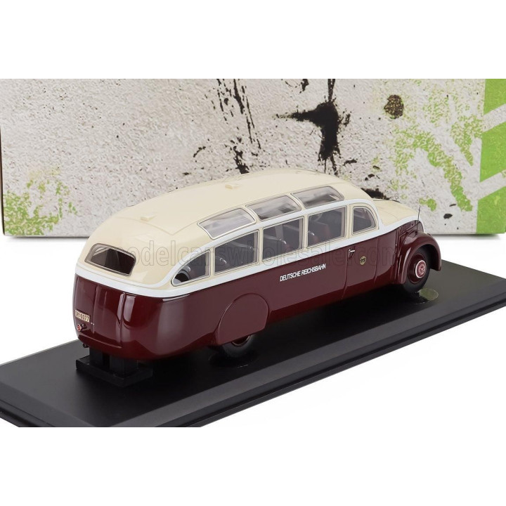 AUTOCULT MERCEDES BENZ LO 3100 UERDINGEN AUTOBUS GERMANY 1935 - IVORY RED 1/43