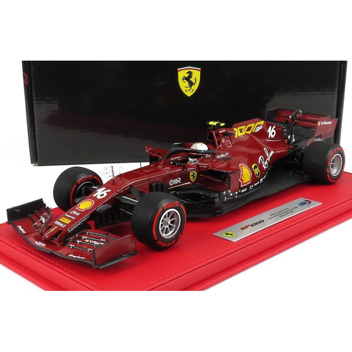 BBR MODELS FERRARI F1  SF1000 TEAM SCUDERIA FERRARI N 16 8th TOSCANA GP MUGELLO 1000th GP FERRARI F1 2020 CHARLES LECLERC - CON 