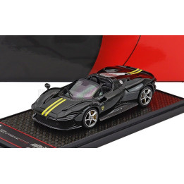BBR MODELS FERRARI DAYTONA SP3 SERIE ICONA OPEN ROOF 2022 - VERDE BRITISH - GREEN YELLOW 1/43