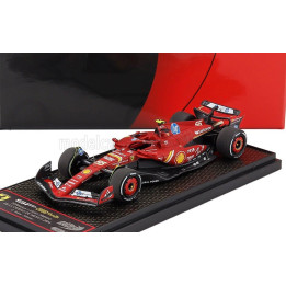 BBR MODELS FERRARI F1  SF-24 TEAM SCUDERIA FERRARI SF24 N 55 WINNER MEXICO GP 2024 CARLOS SAINZ Jr. - RED BLACK 1/43