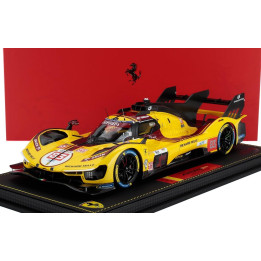 BBR MODELS FERRARI 499P 3.0L TURBO V6 TEAM AF CORSE N 83 WINNER 24h LE MANS 2025 ROBERT KUBICA - PHIL HANSON - YIFEI YE - CON VE