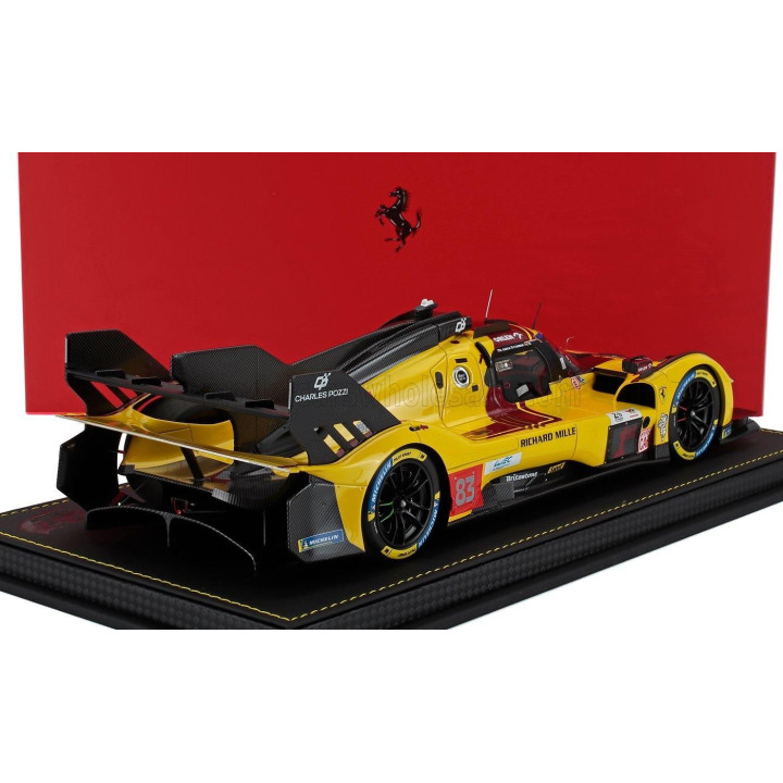 BBR MODELS FERRARI 499P 3.0L TURBO V6 TEAM AF CORSE N 83 WINNER 24h LE MANS 2025 ROBERT KUBICA - PHIL HANSON - YIFEI YE - CON VE
