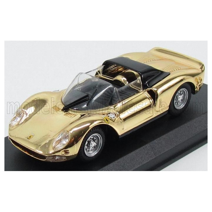 BEST MODEL FERRARI 330 P2 1965 - GOLD PLATED 24 KT 1/43