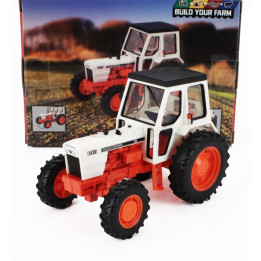 BRITAINS DAVID BROWN 1410 4WD TRACTOR 1960 - WHITE ORANGE 1/32