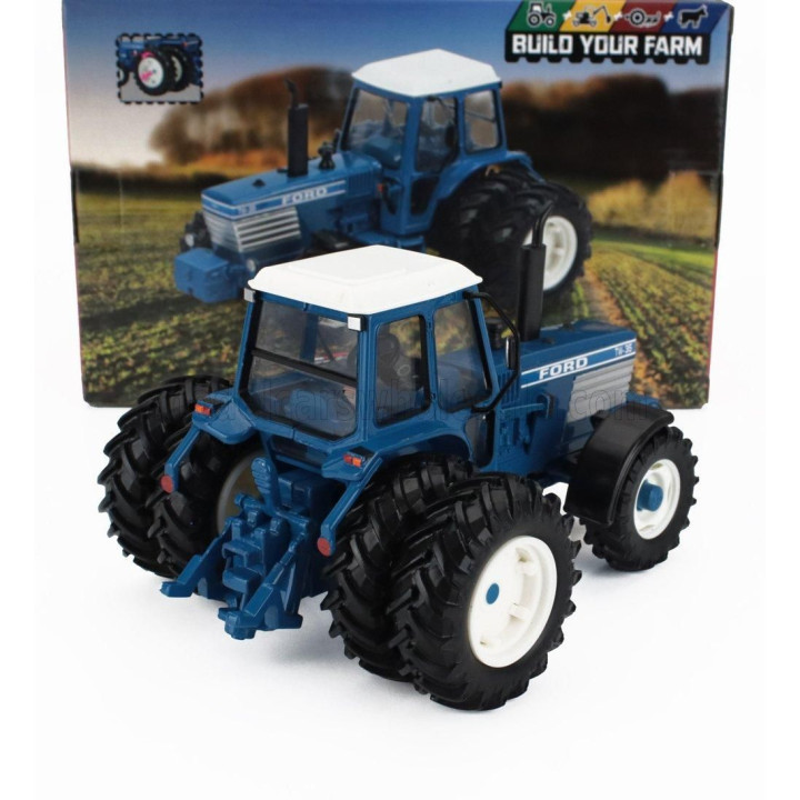 BRITAINS FORD ENGLAND TW35 TRACTOR DUAL WHEELS 1981 - BLUE 1/32