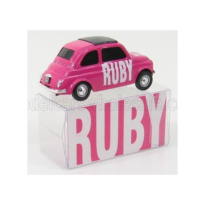 BRUMM FIAT 500 RUBY - SE NON ORA QUANDO? - PINK 1/43