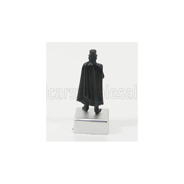 BRUMM FIGURES BRUMMISTA IN PIEDI + PIEDISTALLO - BLACK 1/43
