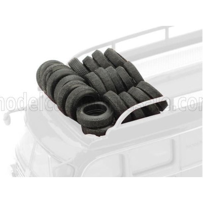 BRUMM ACCESSORIES 20 GOMME F1 ANTERIORI - POSTERIORI - BLACK 1/43