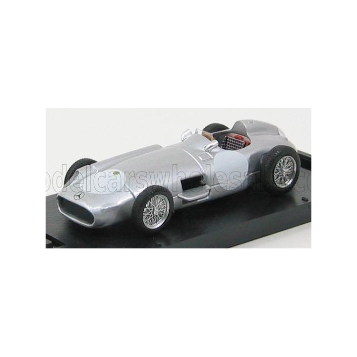 BRUMM MERCEDES BENZ F1 W196 CELEBRATION 1955 - UNTERTURKHEIM STUTTGART - - SILVER 1/43