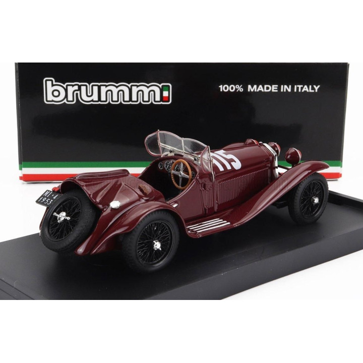 BRUMM ALFA ROMEO 2300 SPIDER N 115 MILLE MIGLIA 1932 R.CARACCIOLA - R.BONINI - BORDEAUX 1/43