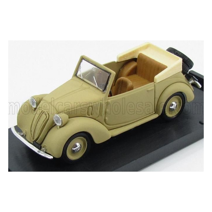 BRUMM FIAT 508C 1100 CABRIOLET COLONIALE 1937-39 - SAND 1/43