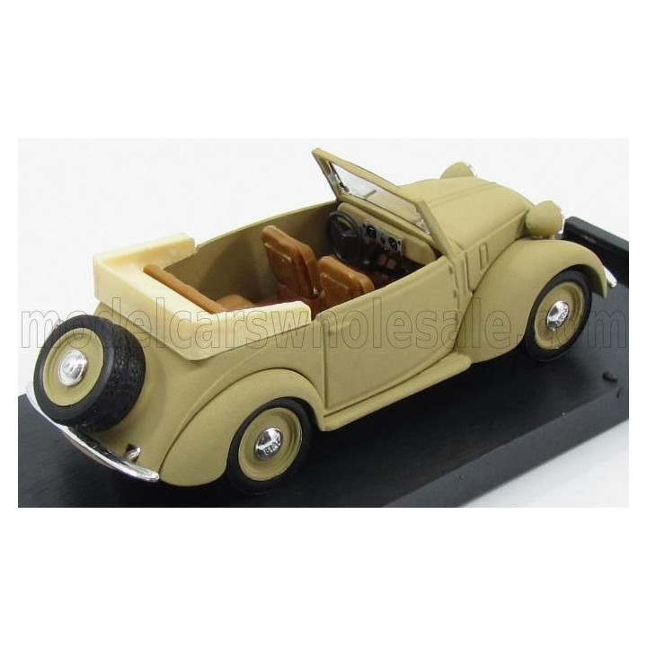 BRUMM FIAT 508C 1100 CABRIOLET COLONIALE 1937-39 - SAND 1/43