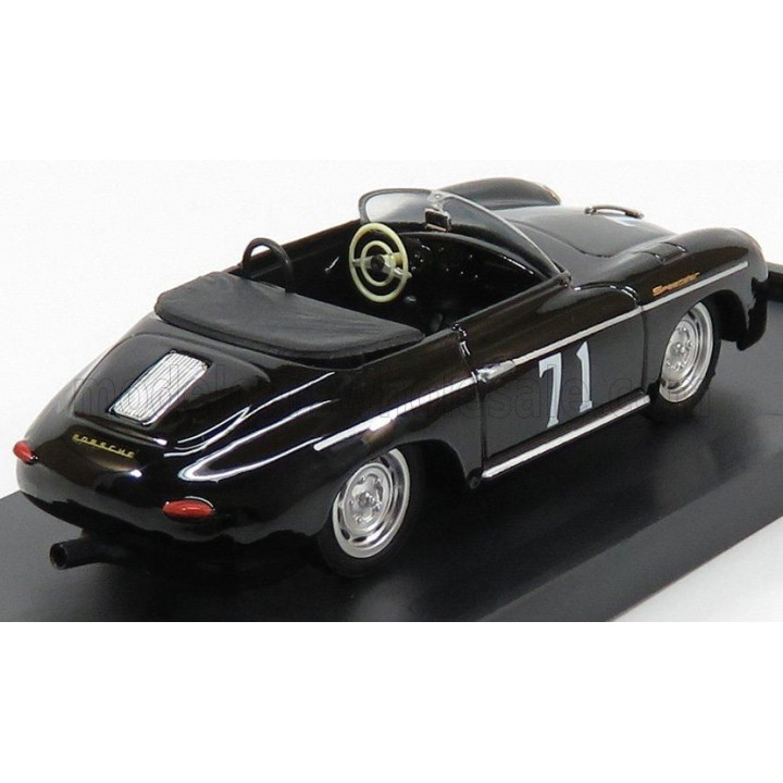 BRUMM PORSCHE 356 SPEEDSTER N 71 RIVERSIDE 1959 STEVE MCQUEEN - BLACK 1/43