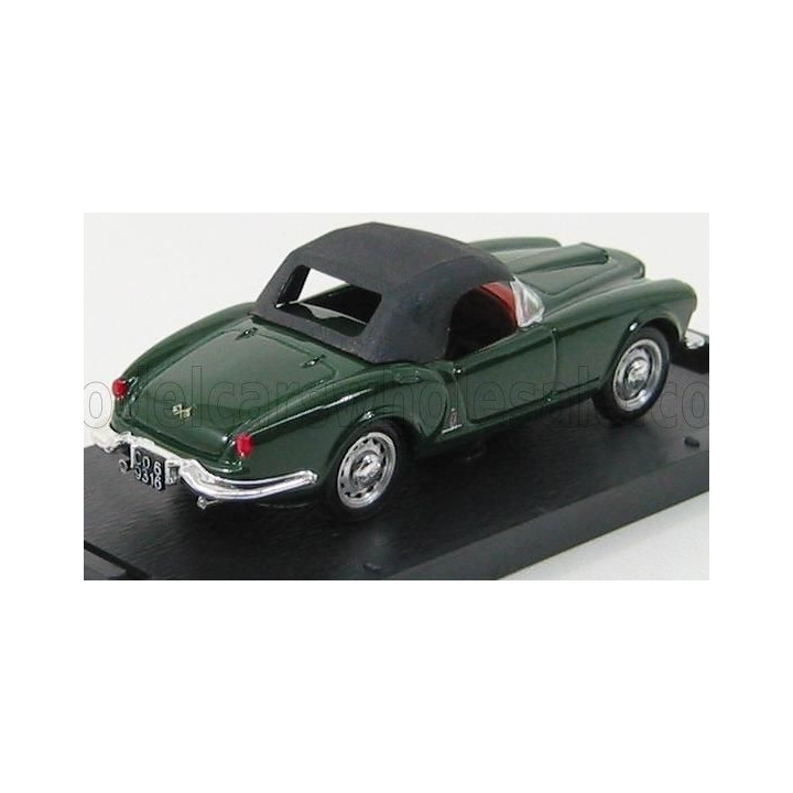 BRUMM LANCIA AURELIA B24 SPIDER CLOSED AMERICA 1956 - DARK GREEN 1/43